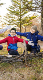 森を守る作業体験